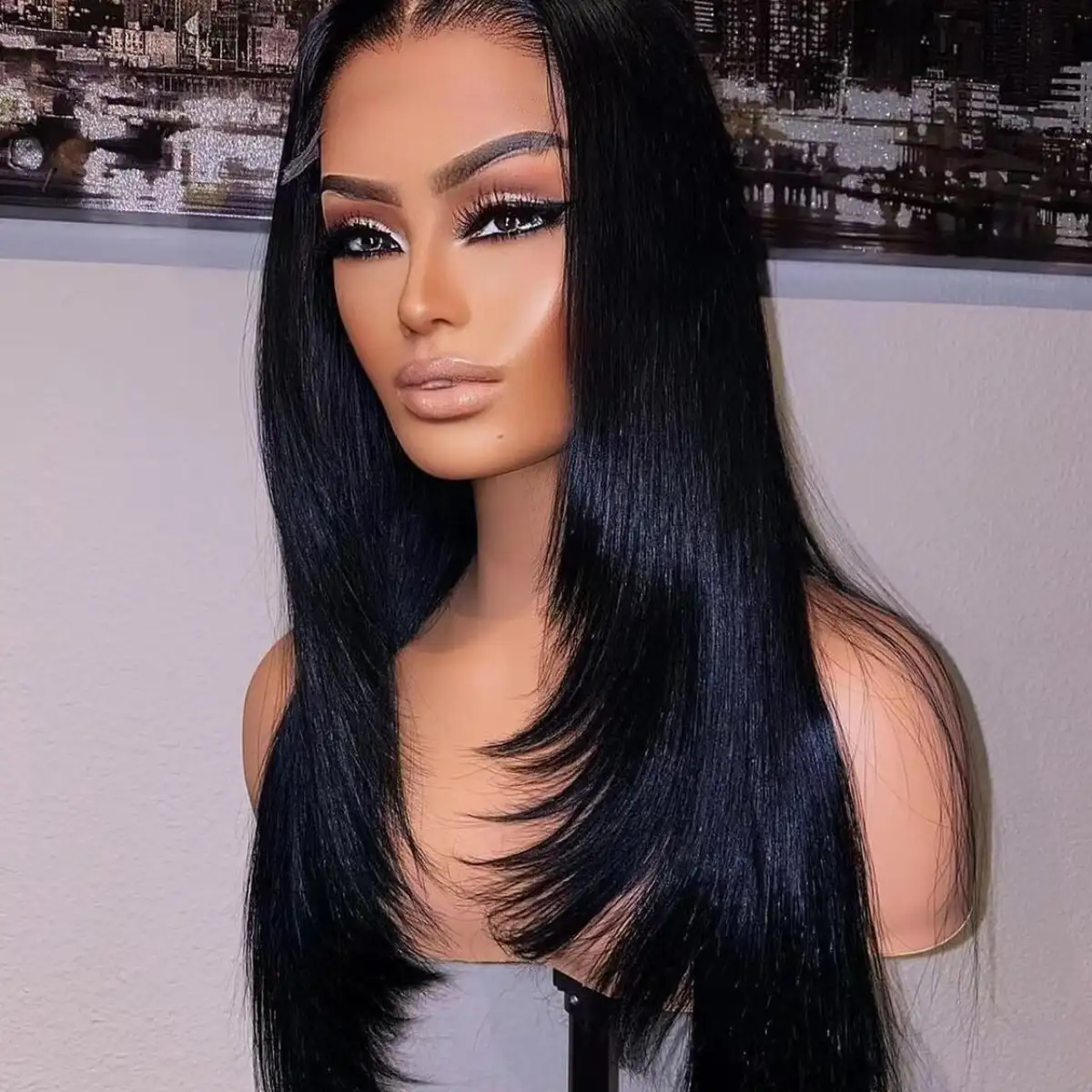 Wig lisse 13*4 18iNCH