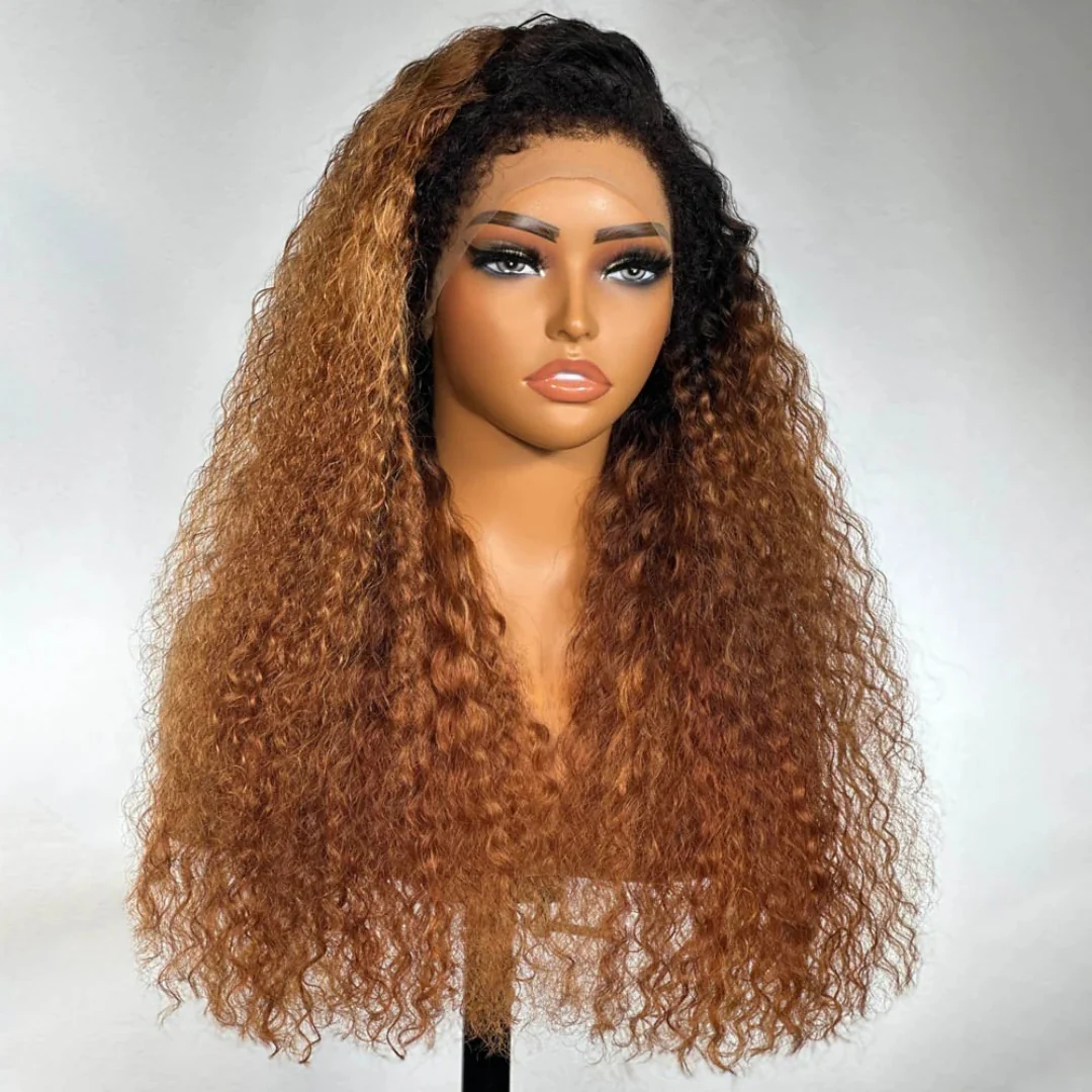 Wig bouclé ginger HD 13*4 26inch