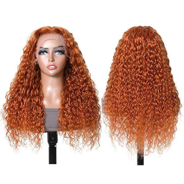 Wig bouclé ginger HD 13*4 26inch