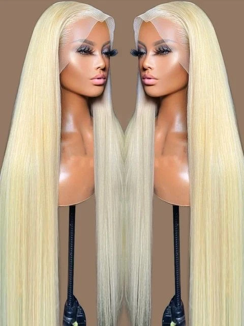 wig blond HD 13*4 30inch